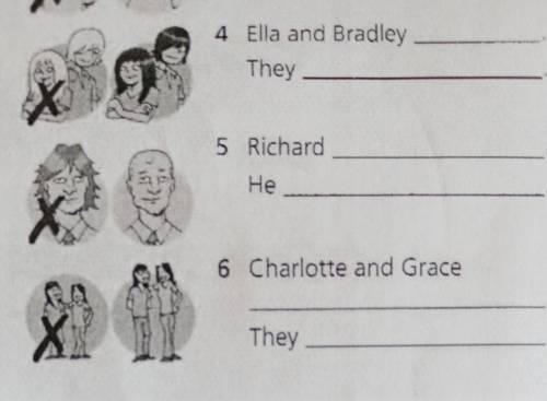 4 Ella and BradleyThey5 RichardНе6 Charlotte and GraceXXThey​