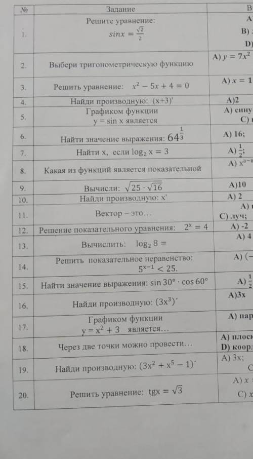 Ребята надо решение вопросов 6,8,16,19 с подробным решением​