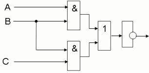 Составить логическое выражение по заданной логической схеме