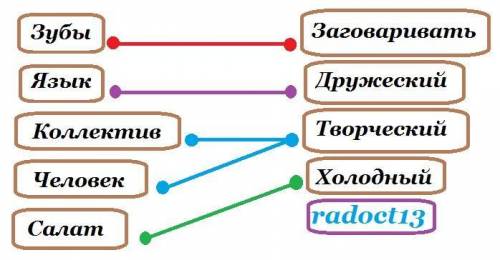 Соедини корабли с сундуками так, что бы слова лексически сочетались друг с другом. Каждый корабль и