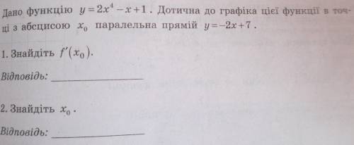 Объясните, как найти точку x₀ и производную в точке x₀