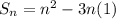 S_n = n^2 - 3n(1)