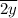 \overline{2y}