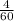 \frac{4}{60}