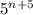 {5}^{n + 5}