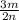 \frac{3m}{2n}