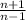 \frac{n+1}{n-1}