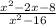 \frac{{x}^{2} - 2x - 8 }{ {x}^{2} - 16 }