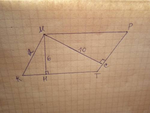 Очень висота паралелограма дорівнює 6 см та 10 см а його площа 120 см2 обчисліть градусну міру гостр