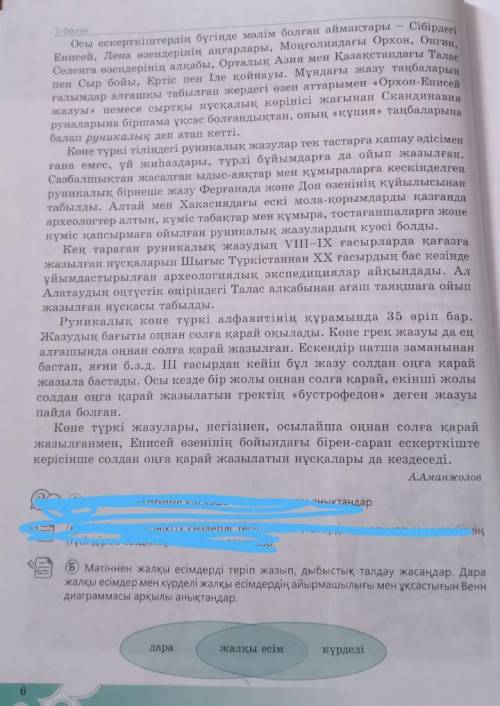 мәтіннен жалқы есімдерді терім жазып, дыбыстық талдау жасаңдар. Дара жалқы есімдер мен күрделі жалқы