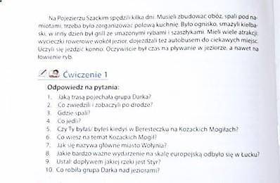 Надо ответить на вопроси по польській.