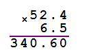 315,25:(16,19+32,31)×52,4Все столбиком. ​