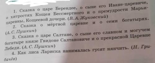 Найди в заголовках сказок собственные имена существительные объясни их правописание Сказка о царе бе