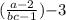 ( \frac{a { - 2}^{} }{bc { - 1}^{} } ) { - 3}