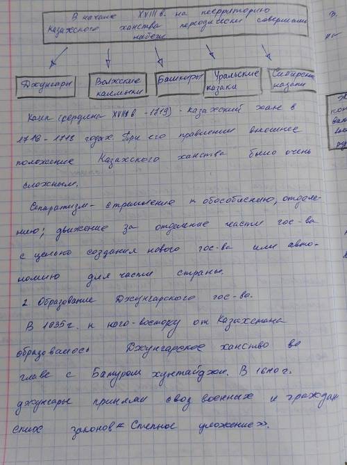 Раздел 1 Казахско-Джунгарские войны Параграф 1 внутреннее и внешнее политическое положение Казахског