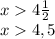 x4\frac{1}{2}\\x4,5