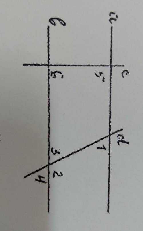 Паралельны ли прямые а и в если <1=<4??