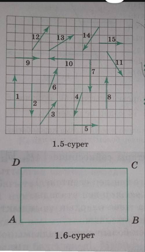 1. Из векторов, представленных на рисунке 1.5: 1) направленные в одном направлении; 2) черный - напр