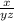 \frac{x}{yz}