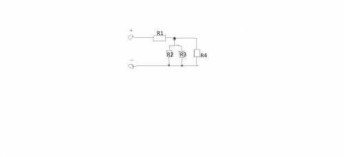 Дано: R1=8ом R2=4ом R3=10ом R4=6ом Найти: I общее I1 I2 I3 I4