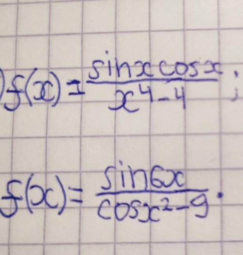 люди добрые. Докажите , что является нечетной функция 1) f(x)=x^3cosx; f(x)=x^3cosx; f(x)=xcos^3x+x;