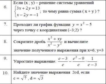 с решением: системы уравнений, график функций, сокращением дробей, упрощением дробей, нахождением зн