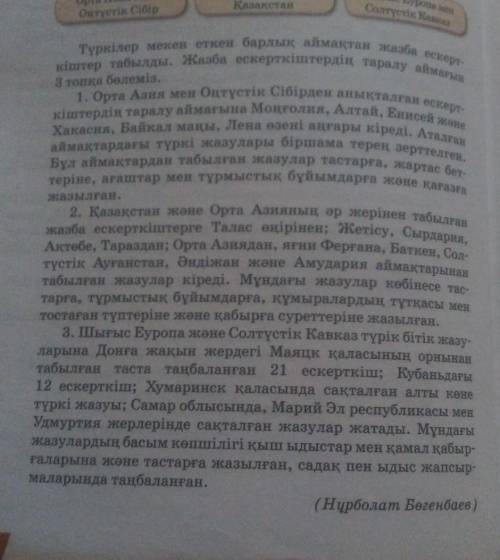 Каз тили Оқылым мәтіндегі ақпараттың баяндау желисин сактап(компрессия жасап) жинакы мәтін жазындар