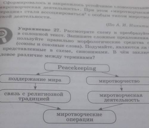 Записать два три предложения с этими словосочетаниями