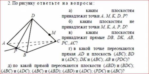 ПО РИСУНКУ ОТВЕТЬТЕ НА ВОПРОСЫ