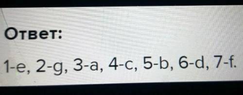 Match clues 1-5 with the words in the box