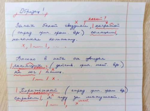 Спиши предложения, разбери по предложенному образцу. Образец смотри ниже. ( ) Здесь я увидел Михаила