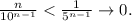 \frac{n}{10^{n-1}}