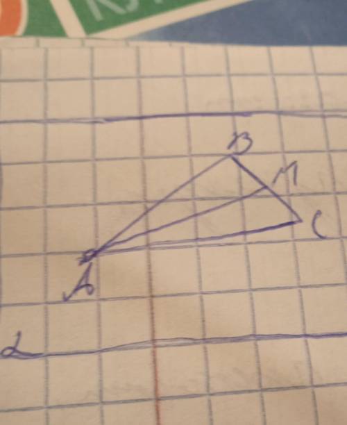 стороны ав и ас. треугольник авс лежат в плоскости альфа. докажите что и медиана лежит в плоскости а