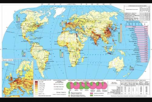 Используя карту атласа 7 класса Размещение населения выполнить работу и выслать на проверку: 1.Выя
