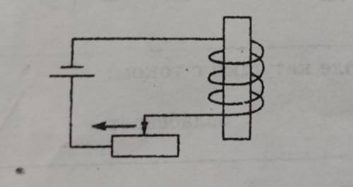 Как изменится подъемная сила электромагнита, если ползунок реостата переместить в направлении, указа