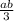 \frac{ab}{3}