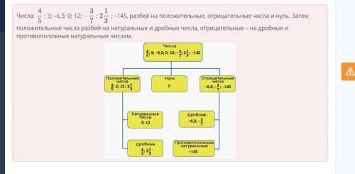 x Положительные числа. Отрицательные числа. Координатная прямая 4 Распредели числа: 5 3 ;3; -6,3; 0;