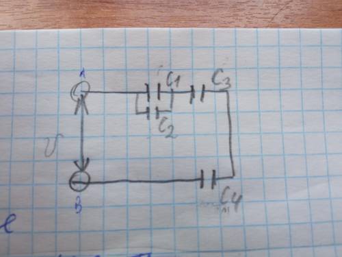 разобраться в данном задание желательно с решением Дано:C¹-1C²-3C³-2 C⁴-4U⁴-30ВНайтиСэк-?W²-?W⁴-?