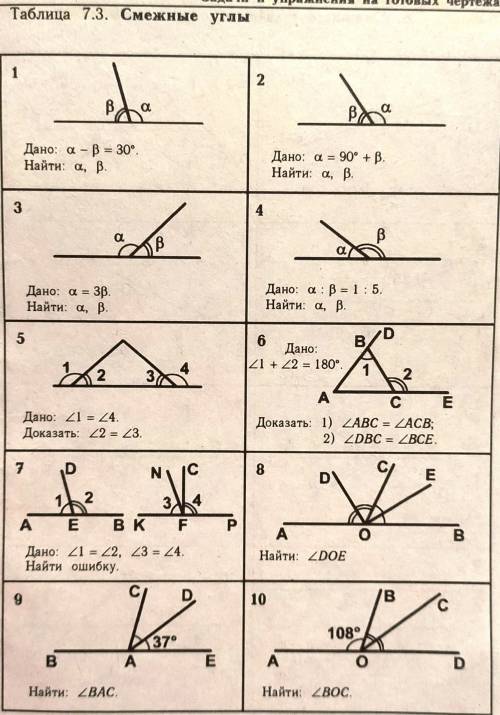 Дано: угол 1=угол 2,угол 3 =угол 4 найти ошибку Номер 7