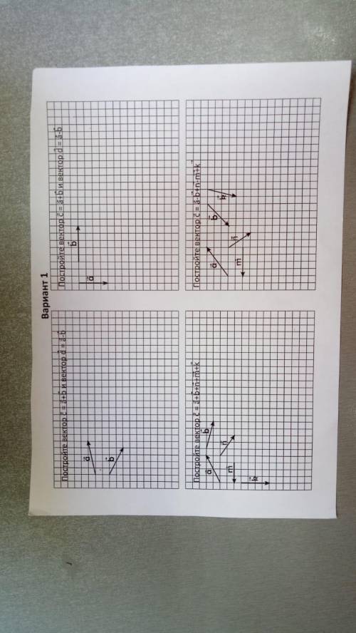 Нужна по геометрии 9 класс вектора на фото самостоятельные