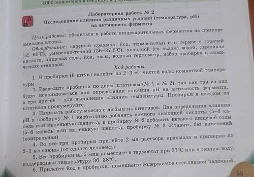 Лабораторная работа номер два по биологии девятый класс