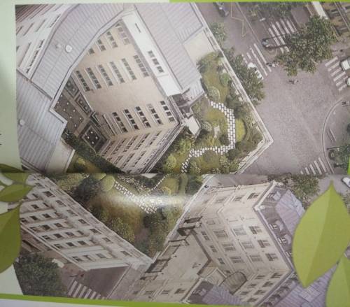 P 132 ex 1 Describe the picture. What is a green roof? Discuss.