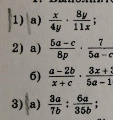 я на уроке. Выполните умножение или деление, номер 1а и номер 3а