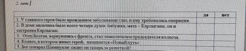 . Вспомните содержание повести С.Н. Жунусова «Прозрение» и определите утверждения, соответствующие т