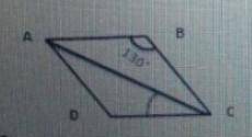 ABCD ромб кут ABC дорівнює 130 градусів знайдіть кут ACD