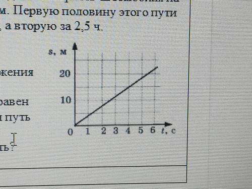 По параграфу зависимости пути равномерного движения тела от времени определите Чему равен пройденный