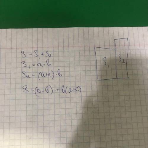 Даны a, b, c, d - длины (в метрах) некоторых сторон цветочного сада, ниже на картинке изображено, ка