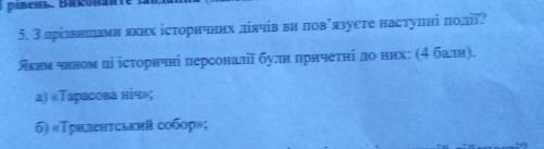 З прізвищами яких історичних діячів ви повязуєте наступні події? на малюнку