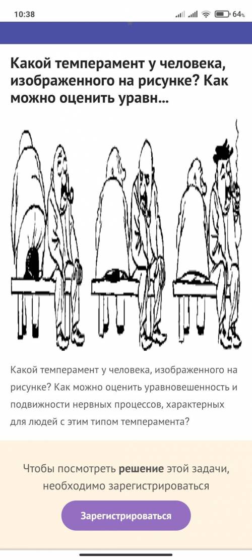 Какой терперамент у человека, изображенного на рисунке