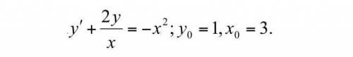 Найти общее решение дифференциального уравнения и частное решение, удовлетворяющее условию y=y0 при